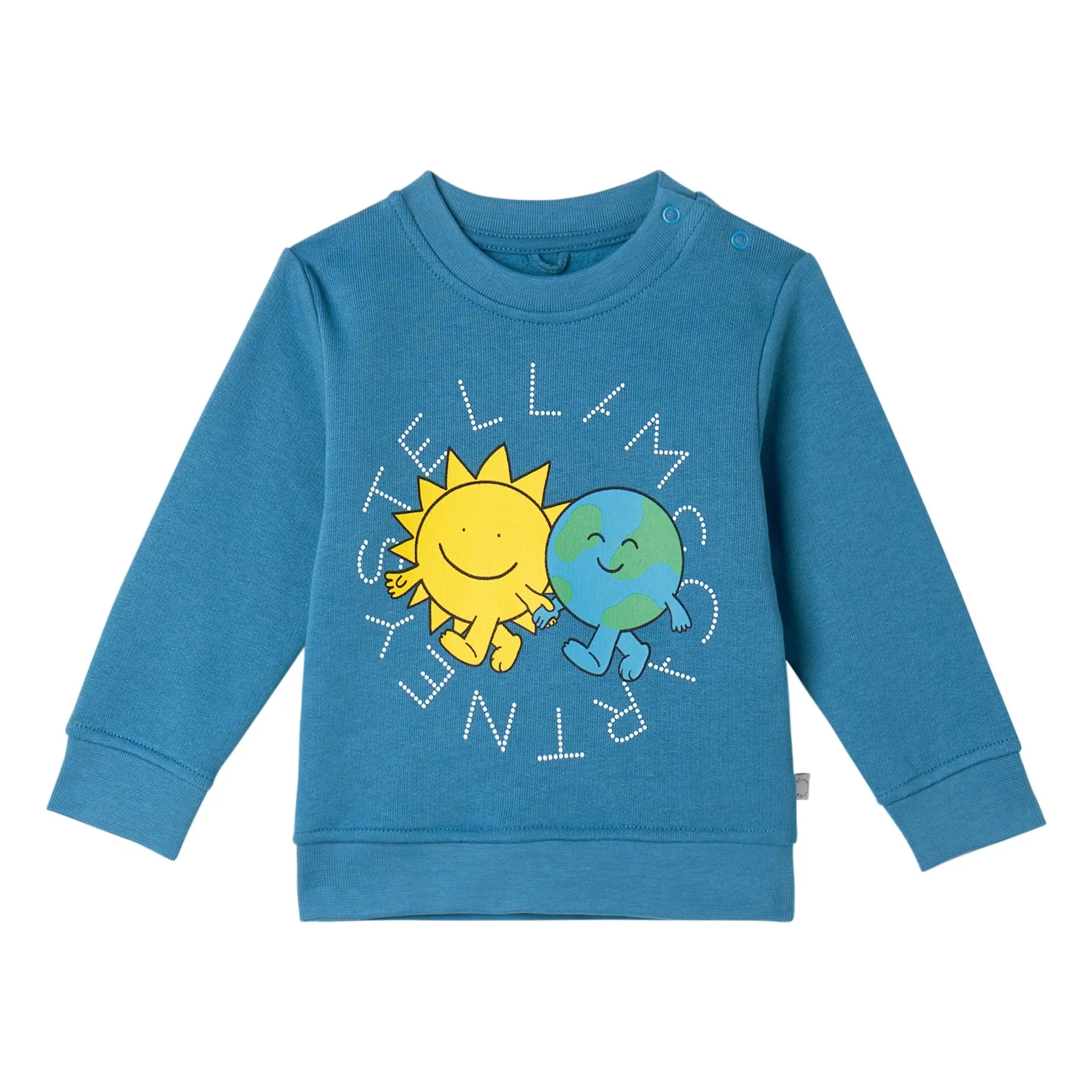 Stella Mccartney Kids Blue Sweat Stella Soleil