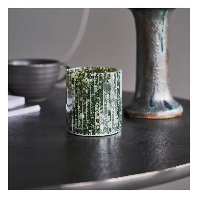 Vaso per candele Waan | Verde