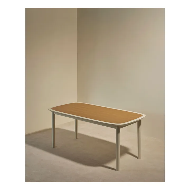 Table en chêne Equilibre | Ecru- Image produit n°0