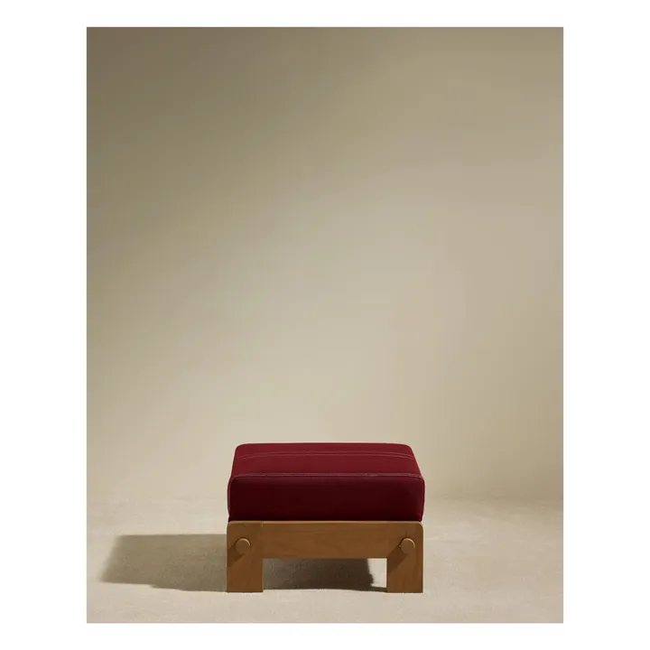 Pouf d'extérieur Graney | Carmin- Image produit n°1