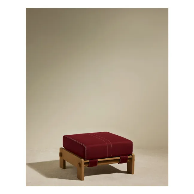 Pouf d'extérieur Graney | Carmin