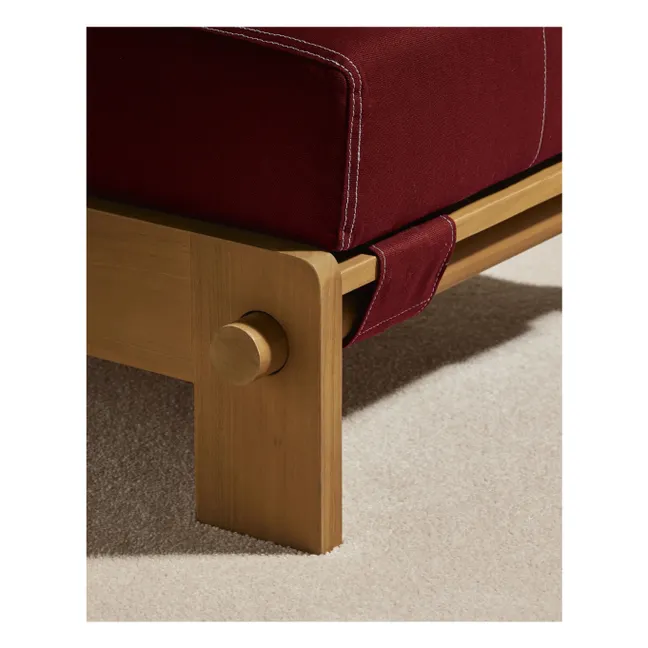 Pouf d'extérieur Graney | Carmin