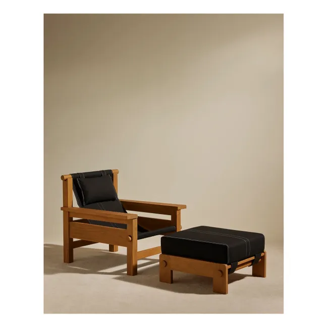 Graney outdoor pouffe | Black