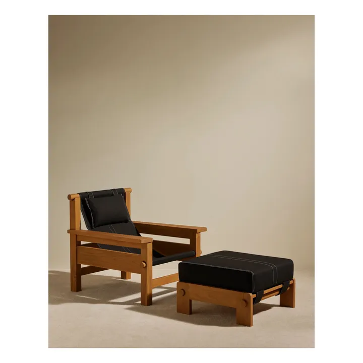 Pouf d'extérieur Graney | Noir- Image produit n°3
