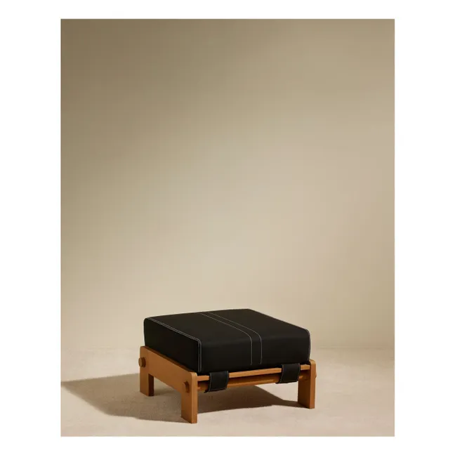 Pouf d'extérieur Graney | Noir