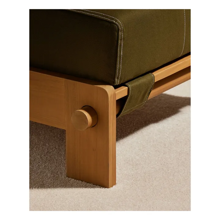 Pouf d'extérieur Graney | Vert kaki- Image produit n°2