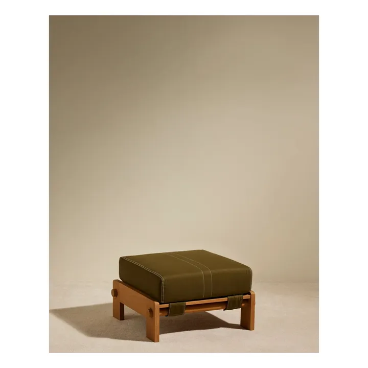 Pouf d'extérieur Graney | Vert kaki- Image produit n°0