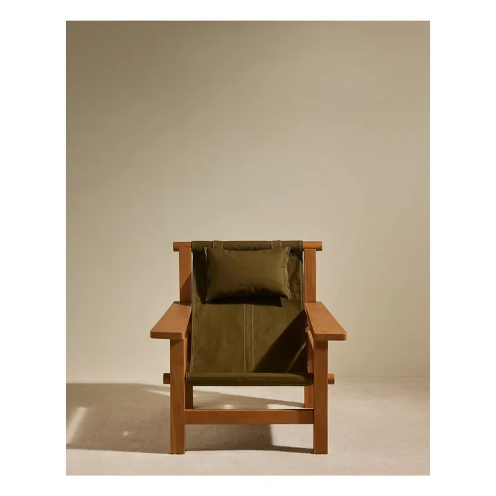 Fauteuil d'extérieur Graney | Vert kaki- Image produit n°1