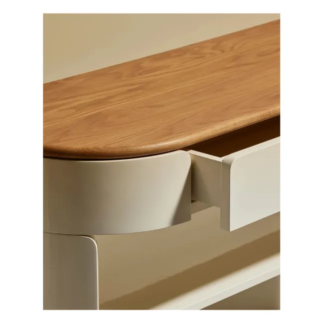 Console laquée Equilibre | Ecru