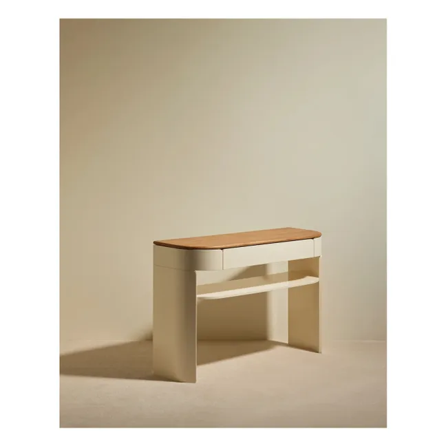 Console laquée Equilibre | Ecru