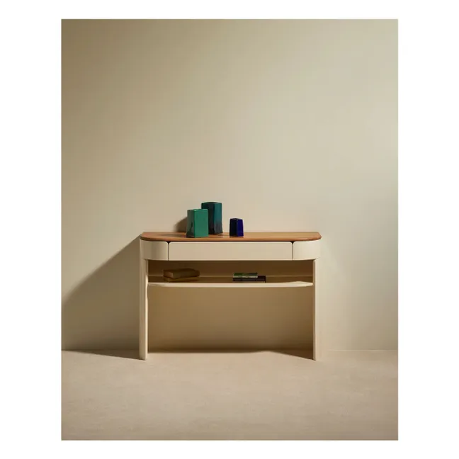 Console laquée Equilibre | Ecru