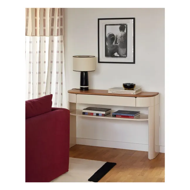 Console laquée Equilibre | Ecru