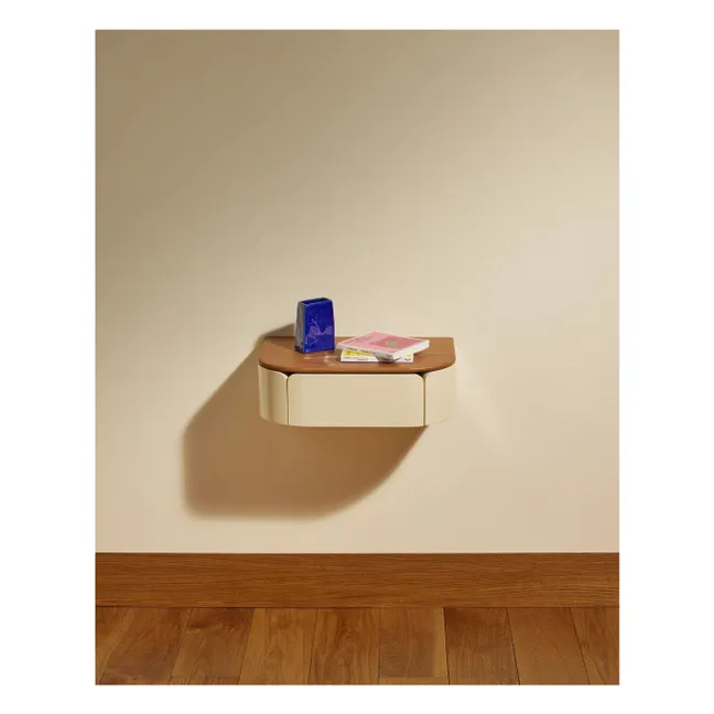 Console murale laquée Equilibre | Ecru