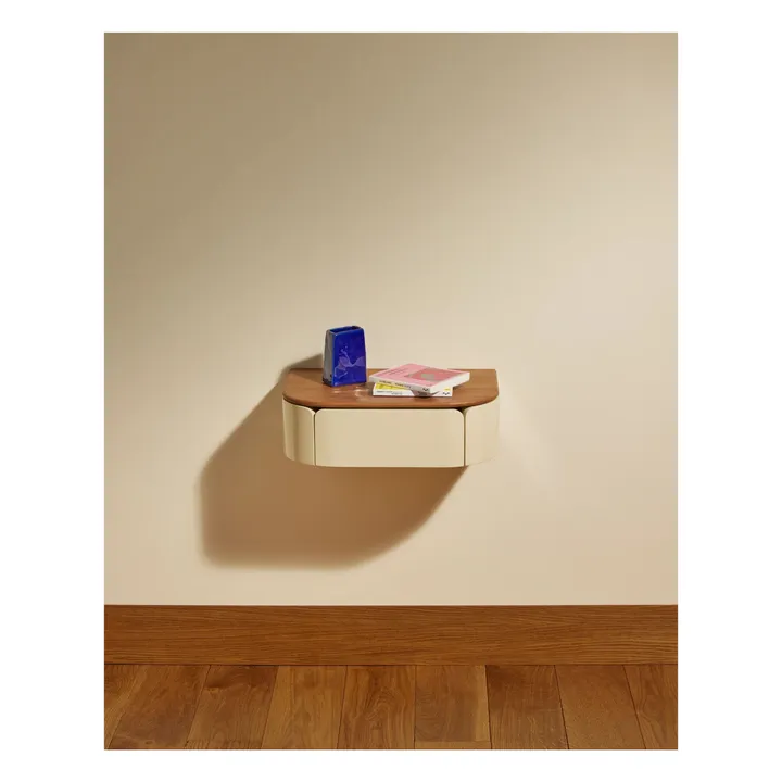 Console murale laquée Equilibre | Ecru- Image produit n°2