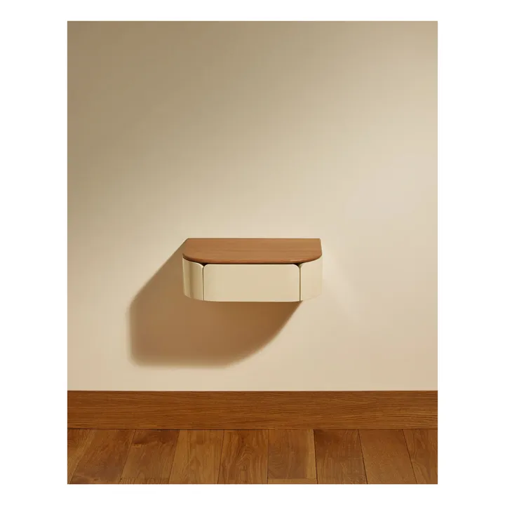 Console murale laquée Equilibre | Ecru- Image produit n°0