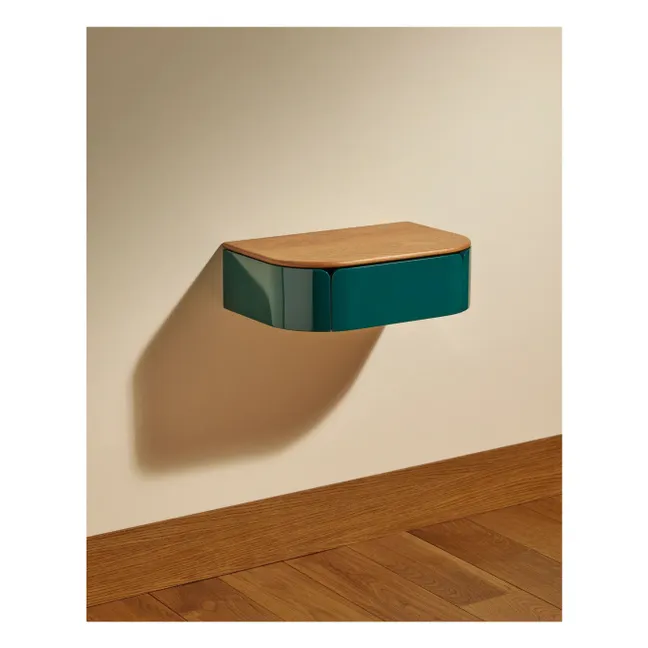 Console murale laquée Equilibre | Bleu Sarah