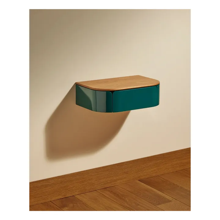 Console murale laquée Equilibre | Bleu Sarah- Image produit n°3
