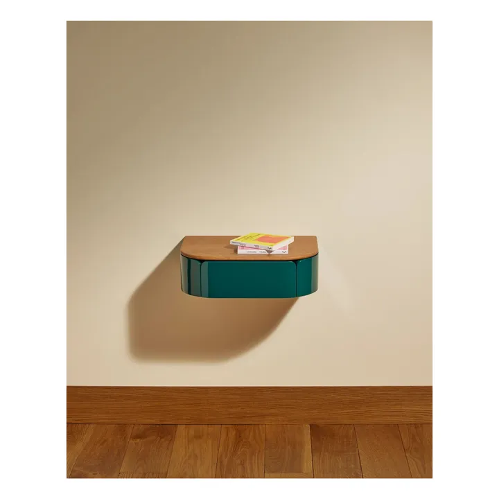 Console murale laquée Equilibre | Bleu Sarah- Image produit n°2