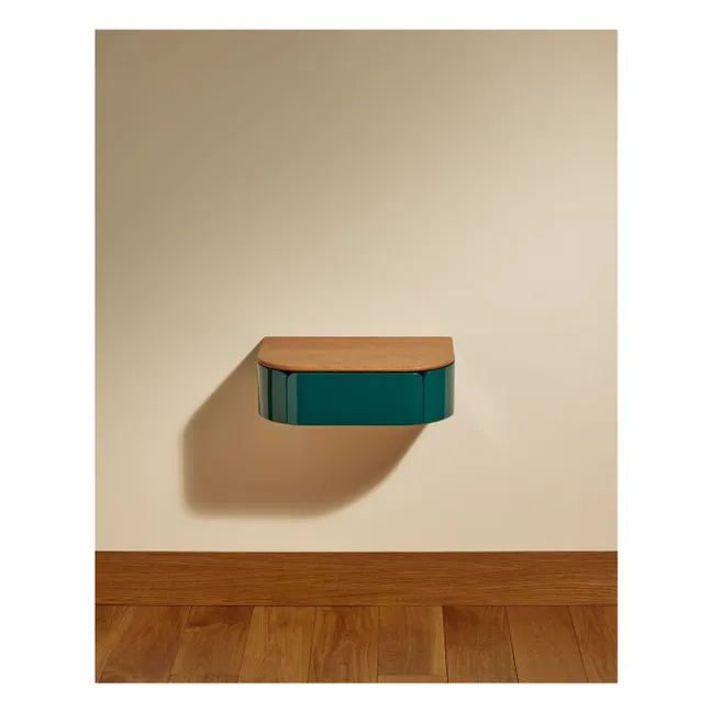 Console murale laquée Equilibre | Bleu Sarah