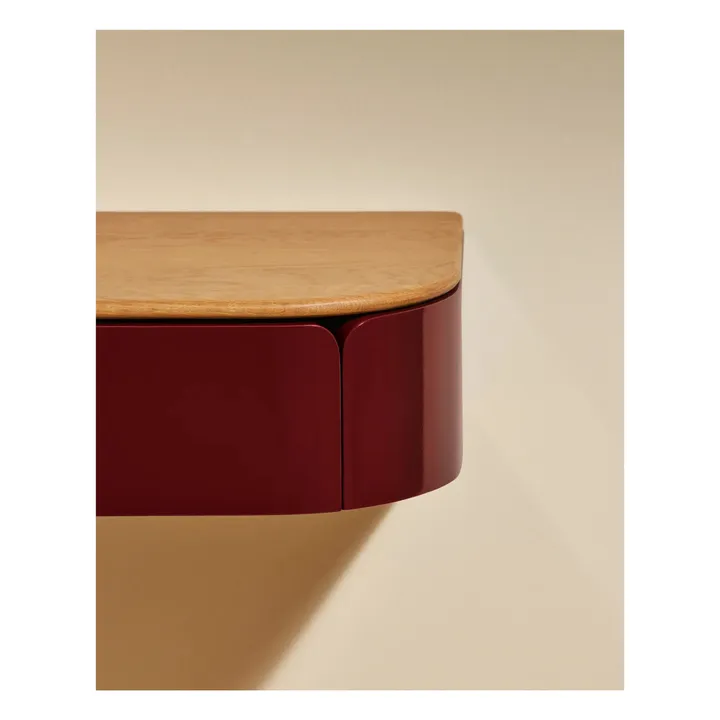Console murale laquée Equilibre | Carmin- Image produit n°5