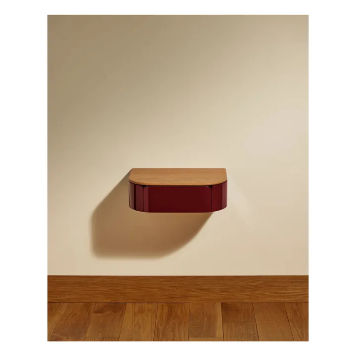 Console murale laquée Equilibre | Carmin- Image produit n°0