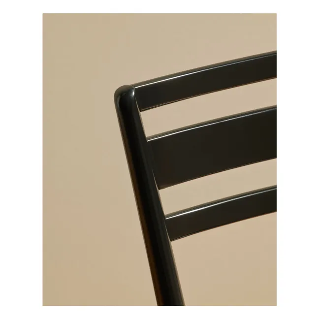 Chaise en frêne laqué Astra | Noir