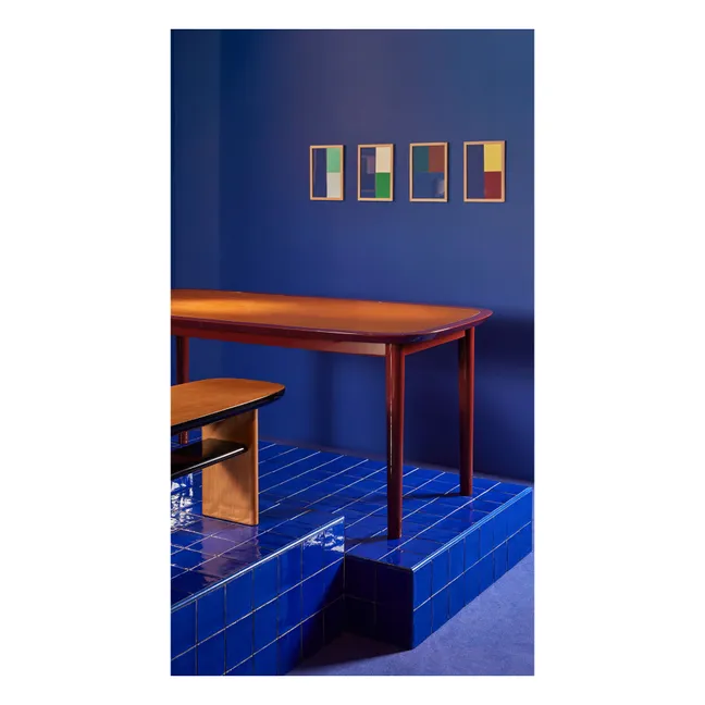 Banc en chêne Equilibre | Noir