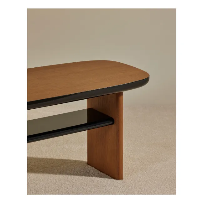 Banc en chêne Equilibre | Noir