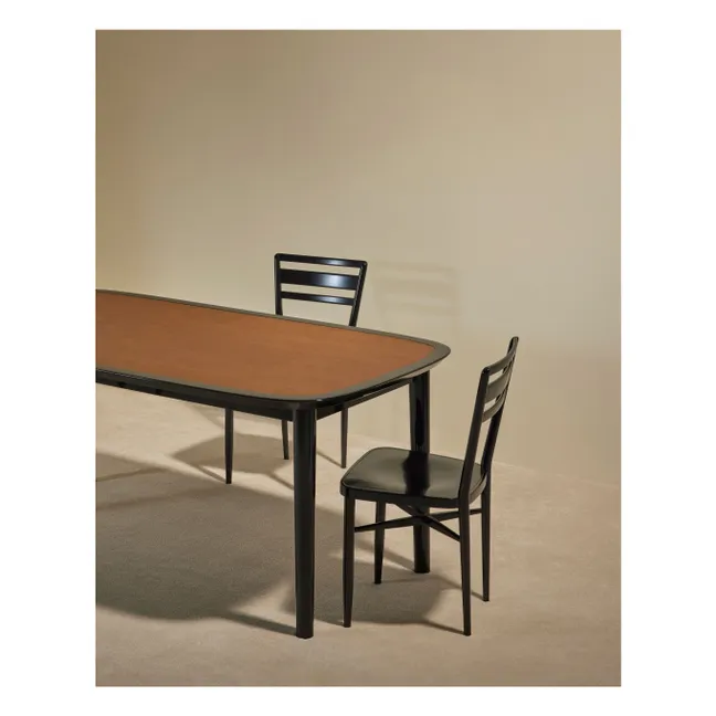 Table en chêne Equilibre | Noir