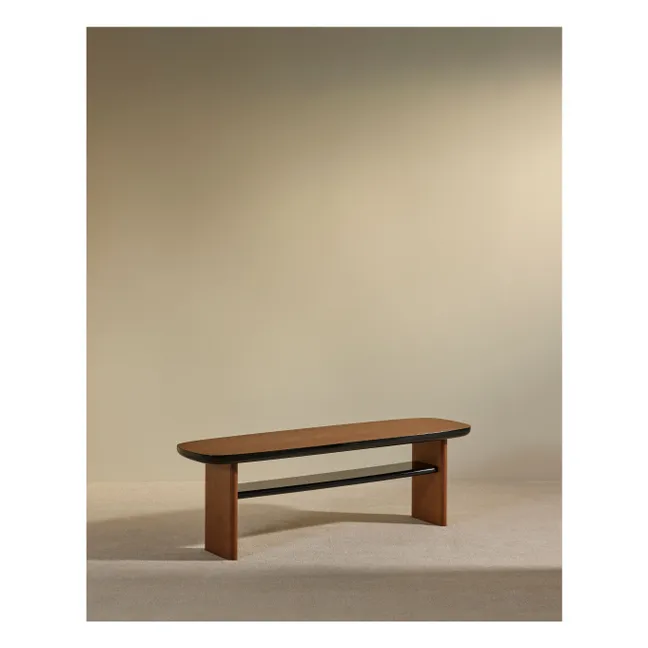 Banc en chêne Equilibre | Noir