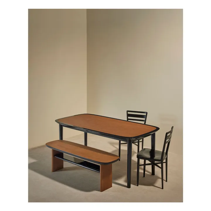 Table en chêne Equilibre | Noir- Image produit n°3