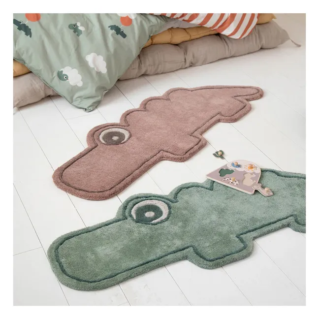 Alfombra de cocodrilo | Verde