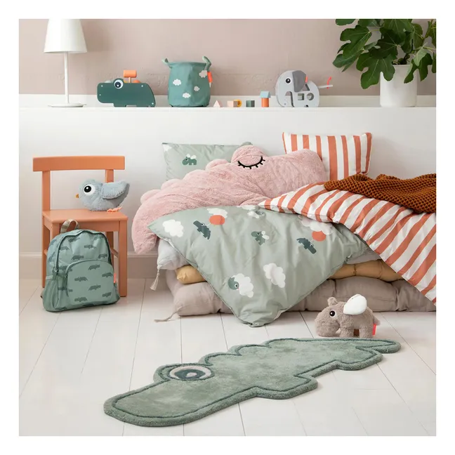 Alfombra de cocodrilo | Verde