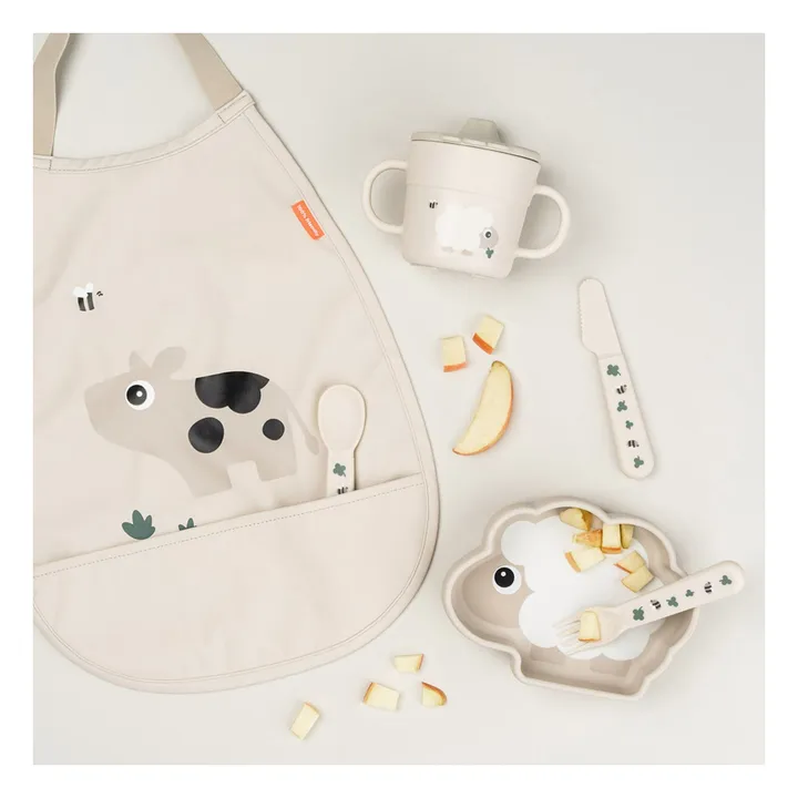 Sheepy silicone bowl with suction cup | Sand- Product image n°6