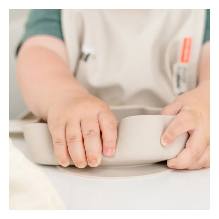 Sheepy silicone bowl with suction cup | Sand- Product image n°2