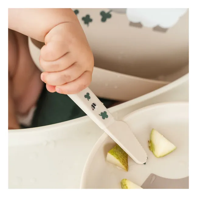 Posate Tiny Farm - Set di 3 pezzi | Sabbia