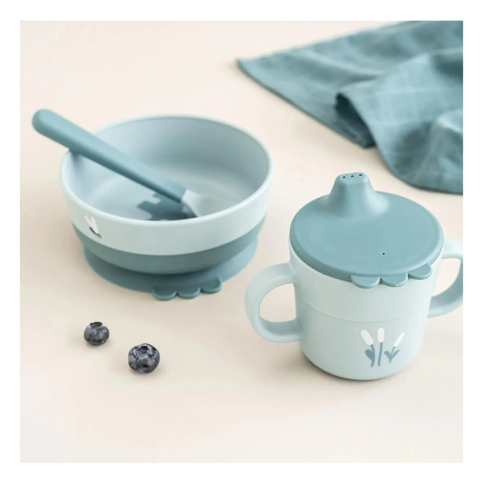 Coffret repas Elphee | Bleu- Image produit n°2