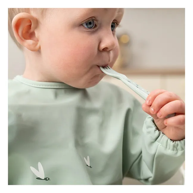 Cubiertos Happy Dots - Juego de 3 | Salvia