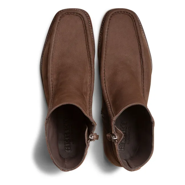 Bottines Riera Bordon Nubuck | Marron