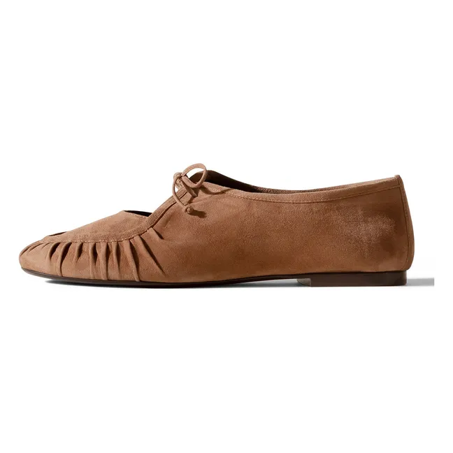 Derbies Coveta Suède | Camel
