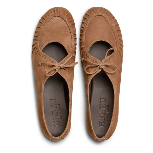 Derbies Coveta Suède | Camel