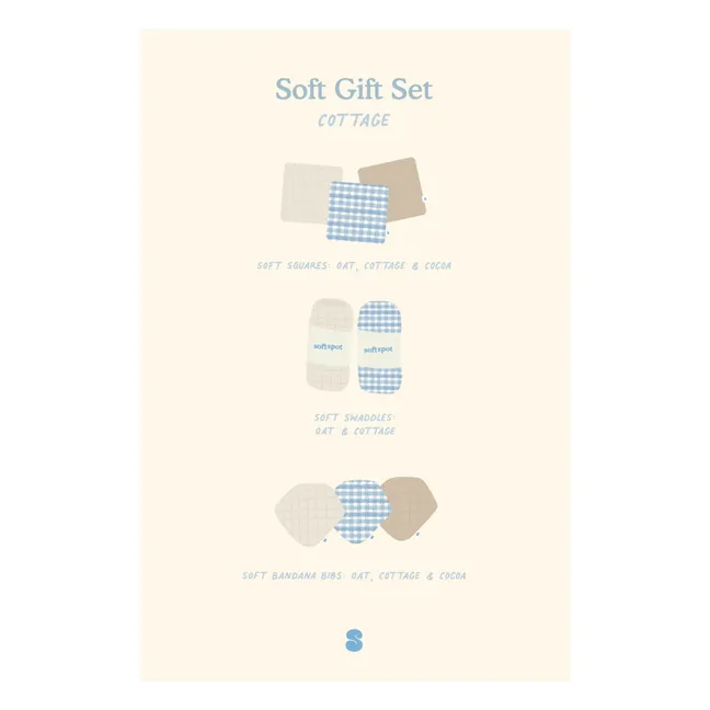 Coffret de naissance Cottage | Bleu