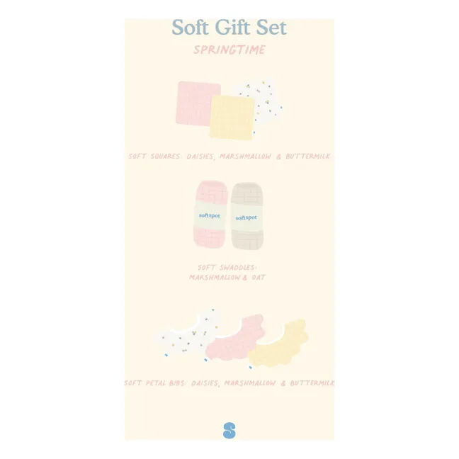 Set de regalo para el nacimiento en primavera | Crudo