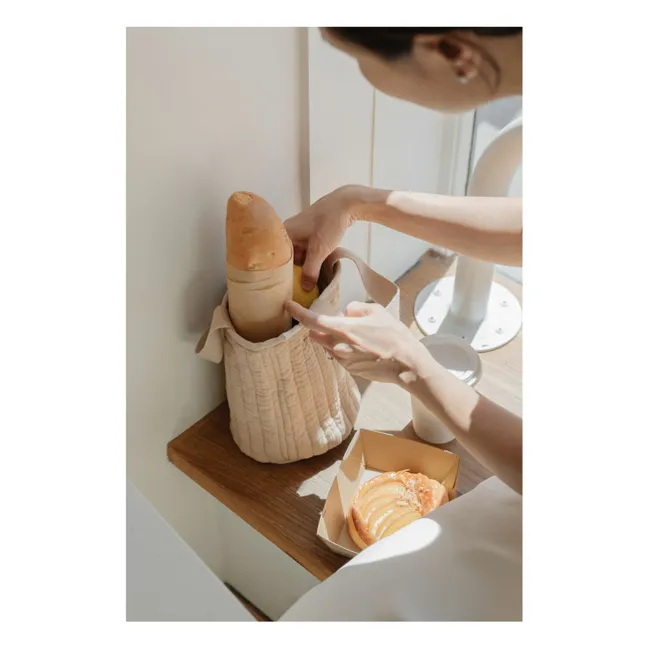 Panier de rangement en coton bio | Café