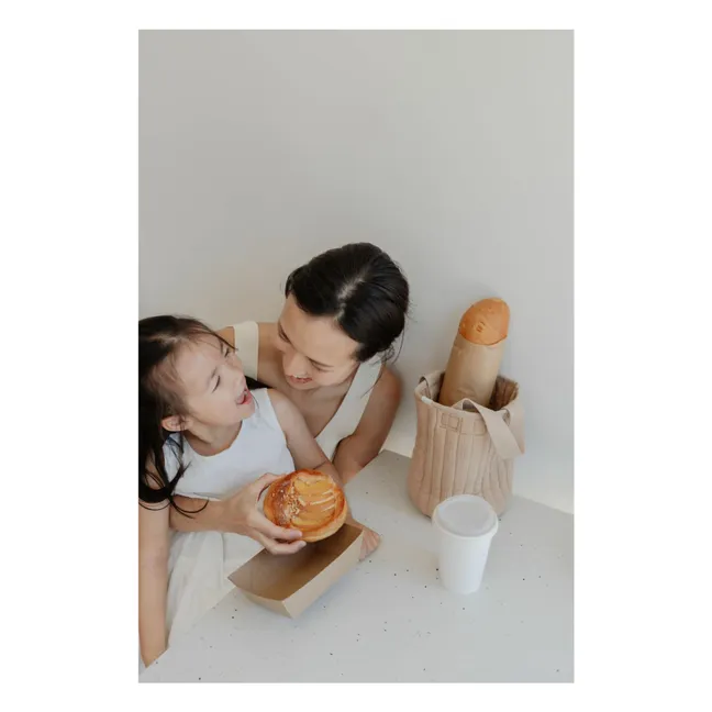 Panier de rangement en coton bio | Café