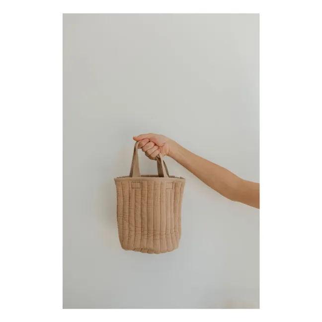 Panier de rangement en coton bio | Café