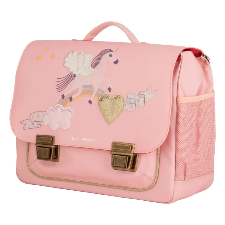 Cartable Midi Unicorn Magic | Rose- Image produit n°1