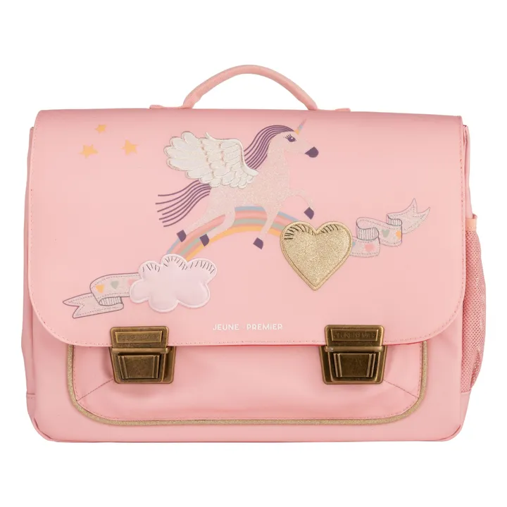Cartable Midi Unicorn Magic | Rose- Image produit n°0