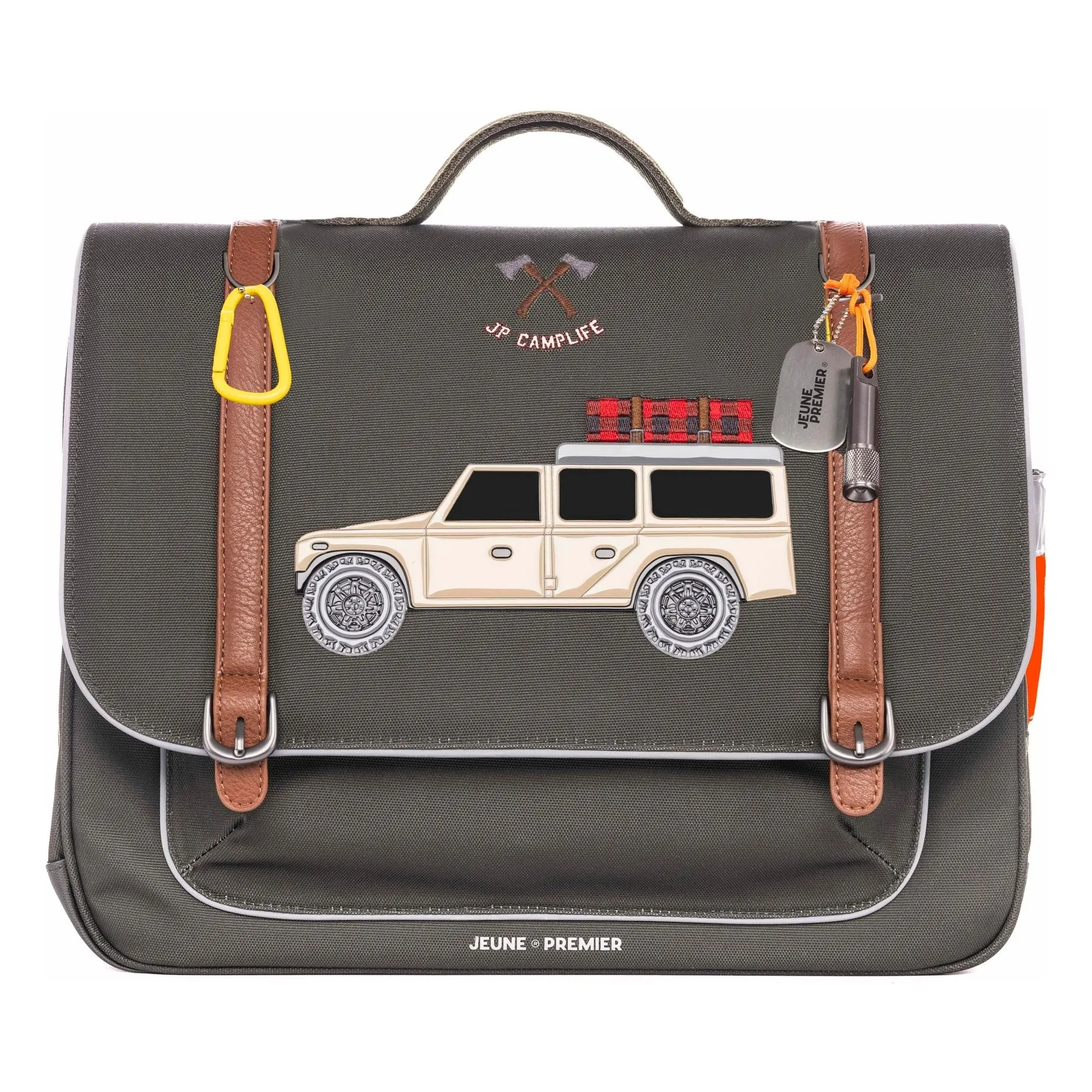 Jeune Premier - Cartera Midi Camp Life - Khaki | Smallable