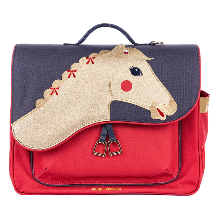 Cartable Midi Saddle Bag | Rouge- Image produit n°0